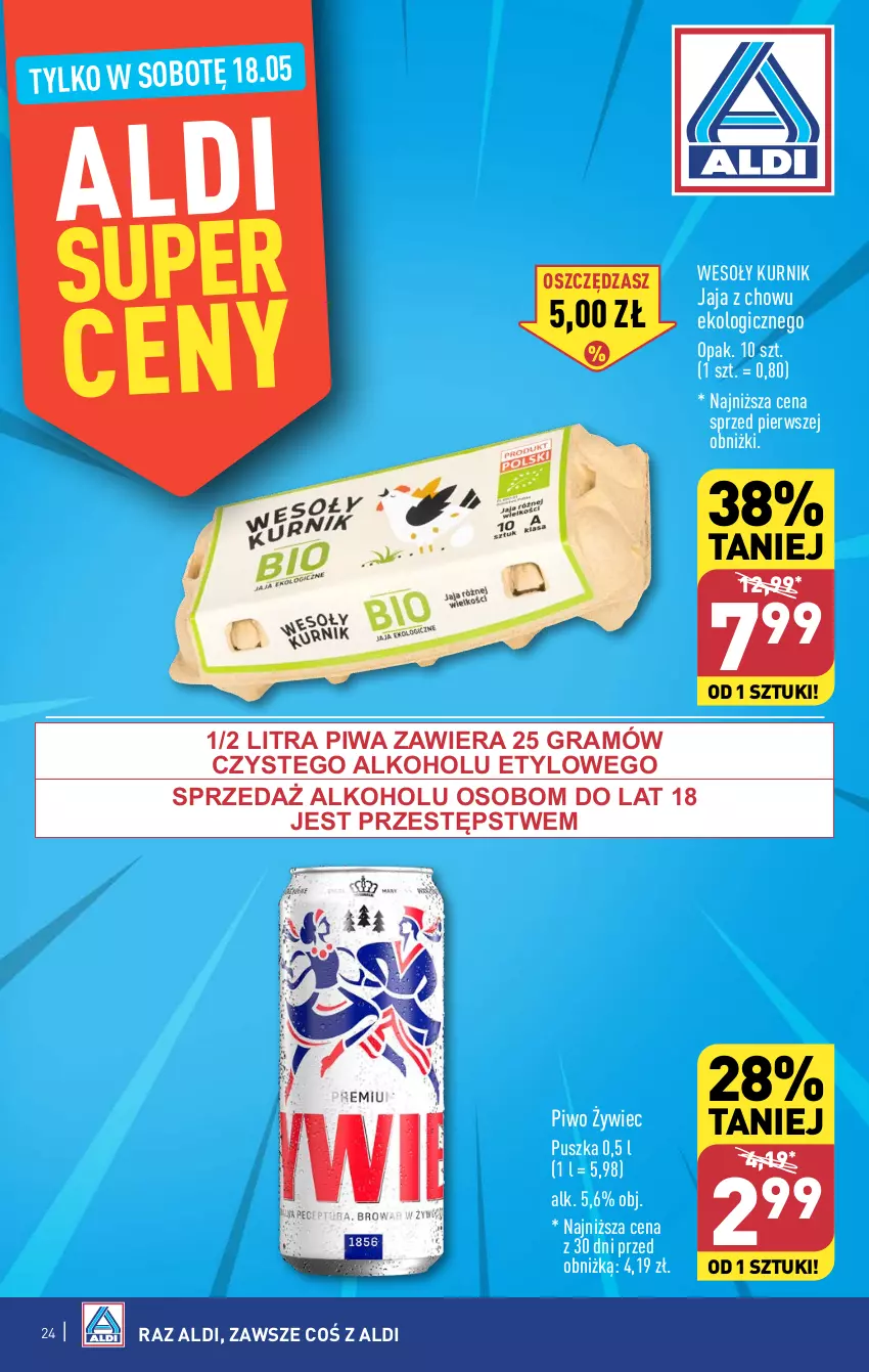 Gazetka promocyjna Aldi - Pełna oferta - ważna 13.05 do 18.05.2024 - strona 24 - produkty: Gra, Jaja, Piwa, Piwo