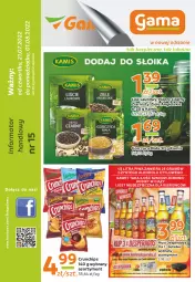 Gazetka promocyjna Gama - Gazetka Gama - Gazetka - ważna od 21.07 do 21.07.2023 - strona 1 - produkty: Piwa, Piwo, Piec, Gra, O nas, Desperados, Laur, Pieprz, Crunchips, Kamis, Ziele angielskie, Fa