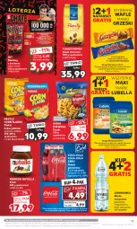 Gazetka promocyjna Kaufland - Gazetka tygodnia - Gazetka - ważna od 23.08 do 23.08.2023 - strona 19 - produkty: Tchibo, Lubella, Nutella, Corn flakes, Gin, Gra, Kawa ziarnista, Bell, Kawa, Coca-Cola, Wafle, Grześki, Napój gazowany, Tchibo Family, Ferrero, Woda mineralna, Bella, Frytki, Woda, Waga, Napój, Cisowianka, Nestlé, Fa