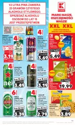 Gazetka promocyjna Kaufland - Gazetka tygodnia - Gazetka - ważna od 23.08 do 23.08.2023 - strona 43 - produkty: Piwa, Piwo, Pistacje, Ser, Koc, Gra, Beskidzki, Chipsy, Heineken, Warka, Perła, Piwo jasne, Radler, Okocim, Karmi, Beskidzkie paluszki