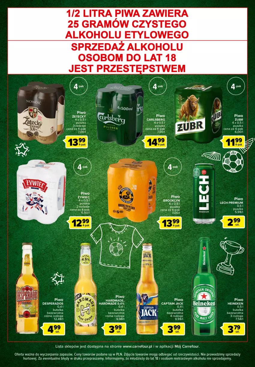 Gazetka promocyjna Carrefour - Gazetka Kibicuj naszym ze samkiem - ważna 22.11 do 05.12.2022 - strona 2 - produkty: Captain Jack, Desperados, Gra, Piwa, Piwo