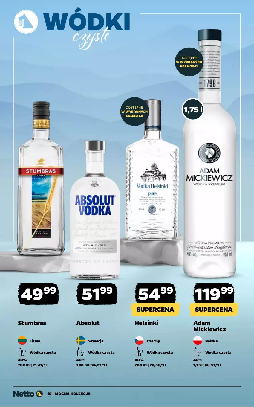 Gazetka promocyjna Netto - Alkohole - Mocne - ważna 24.11 do 07.12.2025 - strona 10 - produkty: Absolut, Wódka