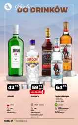Gazetka promocyjna Netto - Alkohole - Mocne - Gazetka - ważna od 07.12 do 07.12.2025 - strona 4 - produkty: Rum, Gin, Captain Morgan, Gordon's, Napój