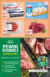 Gazetka promocyjna Auchan - przeNISKIE CENY prze smacznego Dnia Kobiet Supermarkety - Gazetka - ważna od 09.03 do 09.03.2022 - strona 4 - produkty: Mięso wołowe, Burger, Lurpak, Masło, Mięso