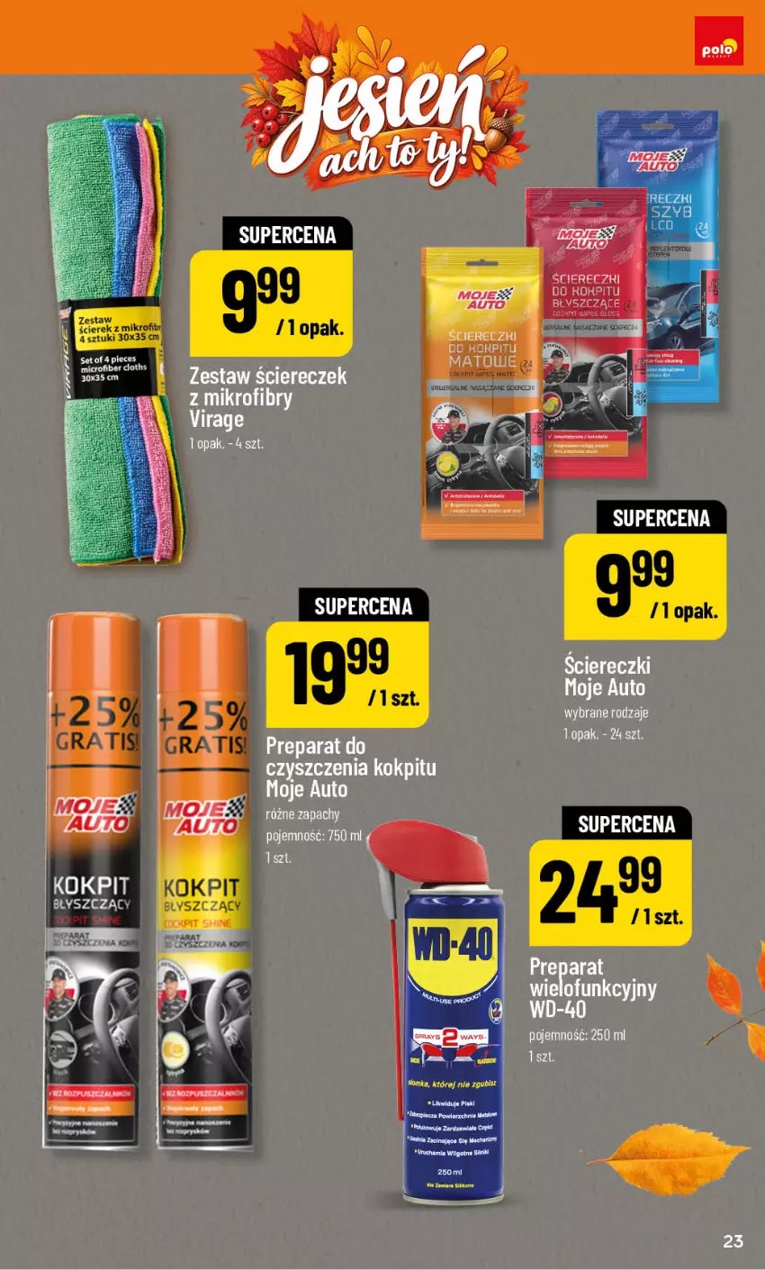 Gazetka promocyjna PoloMarket - Katalog NF Jesień - ważna 25.09 do 05.11.2026 - strona 23 - produkty: Moje Auto, Preparat do czyszczenia, Pur