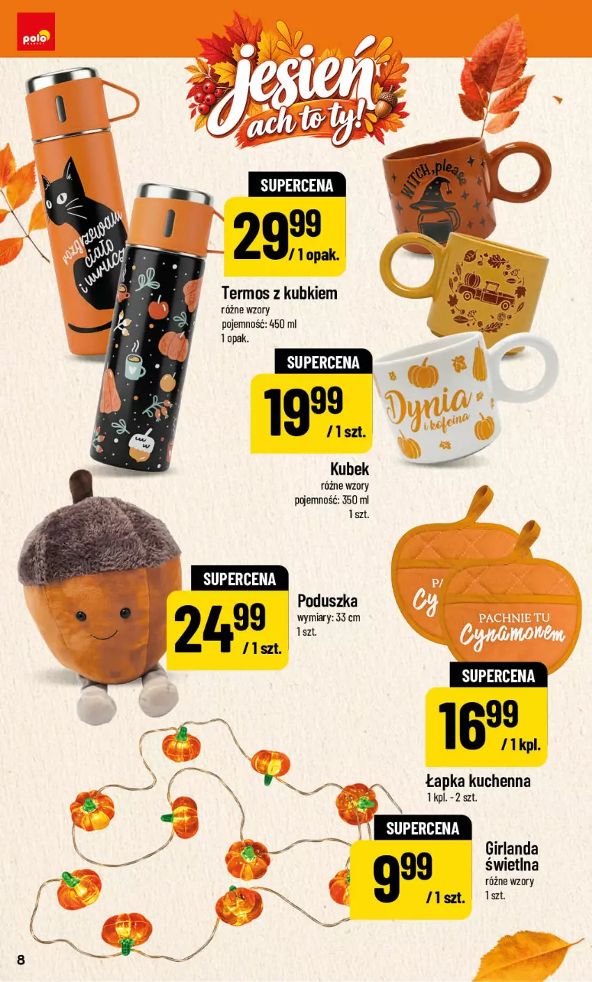 Gazetka promocyjna PoloMarket - Katalog NF Jesień - ważna 25.09 do 05.11.2026 - strona 8 - produkty: Kubek, Poduszka, Termos