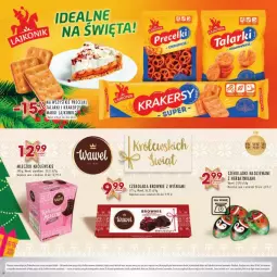 Gazetka promocyjna Stokrotka - Katalog Boże Narodzenie - Gazetka - ważna od 27.12 do 27.12.2023 - strona 10 - produkty: Piernik, Warzywa, Lajkonik, Królewski, Wawel, Mleczko, Czekolada, Owoce, Precelki, Krakersy, Brownie, Mięso