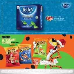 Gazetka promocyjna Stokrotka - Katalog Boże Narodzenie - Gazetka - ważna od 27.12 do 27.12.2023 - strona 12 - produkty: Cheetos, Warzywa, Chrupki, Tetley, Owoce, Herbata, Mięso