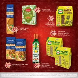 Gazetka promocyjna Stokrotka - Katalog Boże Narodzenie - Gazetka - ważna od 27.12 do 27.12.2023 - strona 49 - produkty: Lubella, Makaron, Warzywa, Kujawski, Gry, Bell, Płatki owsiane, Spaghetti, Owoce, Cenos, Bella, Kasza, Olej, Kasza gryczana, Mięso