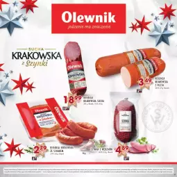 Gazetka promocyjna Stokrotka - Katalog Boże Narodzenie - Gazetka - ważna od 27.12 do 27.12.2023 - strona 63 - produkty: Warzywa, Kiełbasa krakowska, Szynka, Owoce, Kiełbasa, Olewnik, Mięso