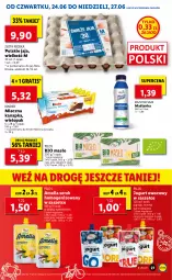 Gazetka promocyjna Lidl - GAZETKA - Gazetka - ważna od 27.06 do 27.06.2021 - strona 27 - produkty: Ser, Por, Gra, Maślanka, Jogurt owocowy, Jaja, Jogurt, Morela, Serek homogenizowany, Serek, Pilos, Mleczna kanapka, Masło, Kinder