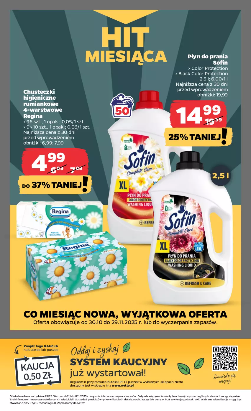 Gazetka promocyjna Netto - Od Czwartku - ważna 06.11 do 08.11.2025 - strona 20 - produkty: Chusteczki, Gin, Lack, Płyn do prania, Rum