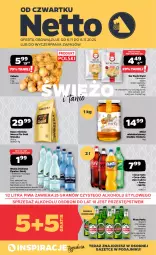 Gazetka promocyjna Netto - Od Czwartku - Gazetka - ważna od 08.11 do 08.11.2025 - strona 1 - produkty: Piwa, Piwo, Cebula, Maasdam, Ser, Por, Mus, Gra, Kawa mielona, Kawa, Coca-Cola, Tera, Siatka, LANA, Perła, Edam, Miód, Fanta, Mocca Fix Gold, Woseba, Woda, Sprite, Fa