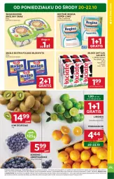 Gazetka promocyjna Stokrotka - Supermarket - Gazetka - ważna od 22.10 do 22.10.2025 - strona 5 - produkty: Warzywa, Gin, Gra, Kiwi, Mlekovita, Pomarańcze, Ręcznik, Limonka, Danio, Owoce, Masło, Mięso, Mleko