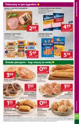 Gazetka promocyjna Stokrotka - Supermarket - Gazetka - ważna od 22.10 do 22.10.2025 - strona 9 - produkty: Piec, Krakus, Warzywa, Udziec z indyka, Ser, Por, Mus, Salami, Udziec z indyka w galarecie, Parówki, Kosz, Szynka, Tarczyński, Bagietka, Pizza, Sport, Pieczywo, Półbagietka, Fanta, Owoce, Donut, Gala, Berlinki, Bułka, Mięso, Fa