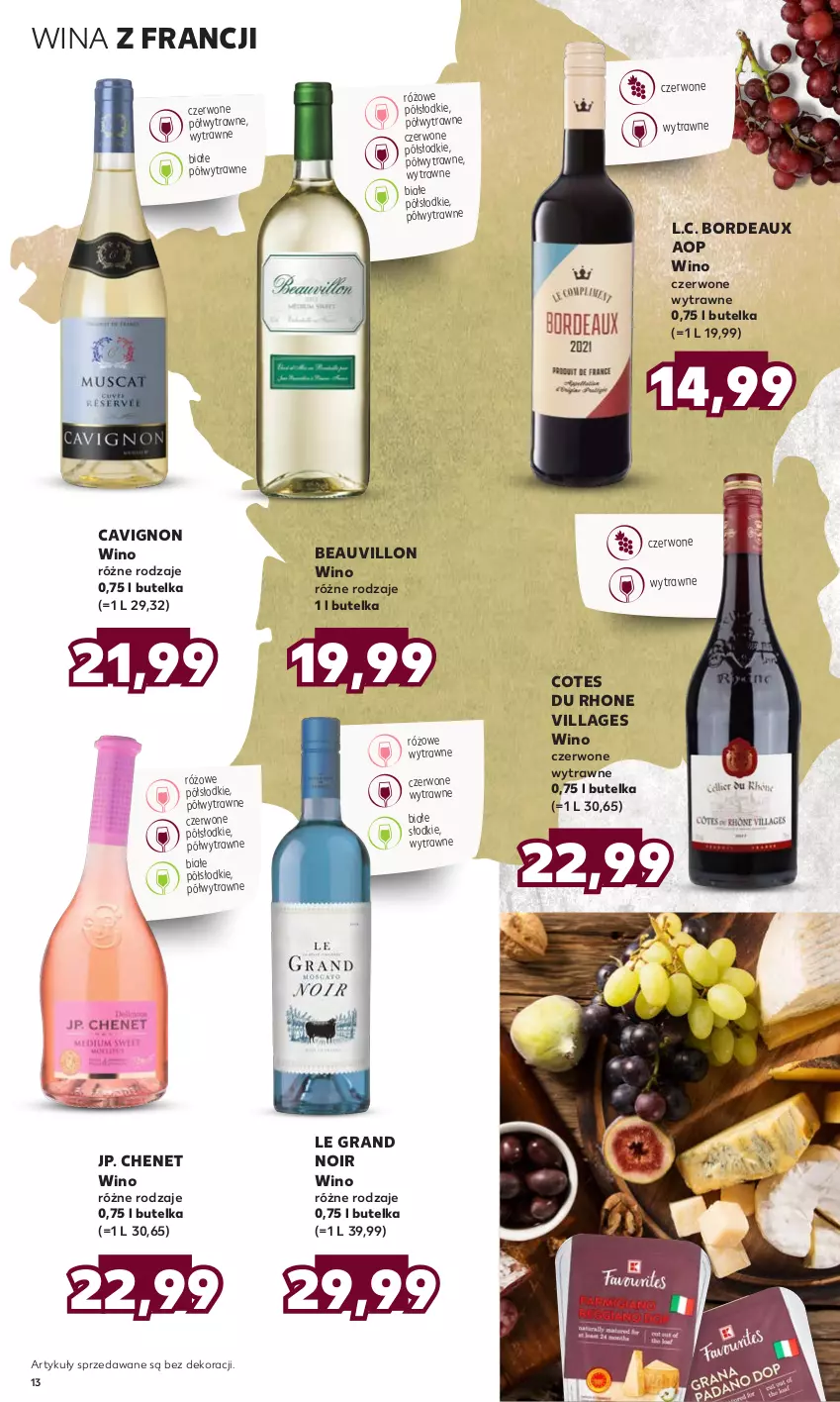 Gazetka promocyjna Kaufland - Barek Kauflandu - ważna 05.10 do 18.10.2023 - strona 13 - produkty: Bordeaux, Gra, Wino, Wino czerwone