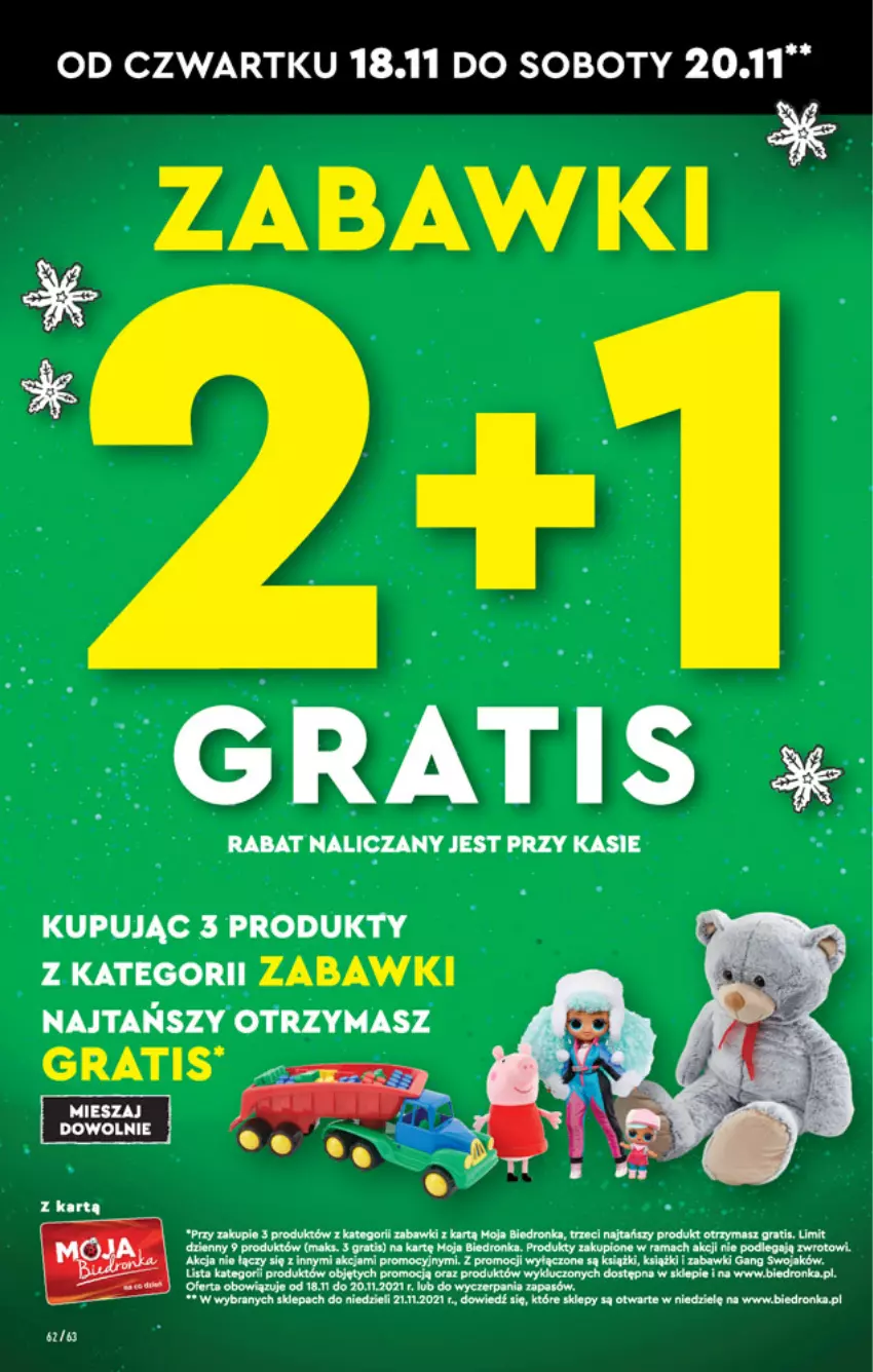 Gazetka promocyjna Biedronka - W tym tygodniu - ważna 18.11 do 24.11.2021 - strona 62 - produkty: Gra