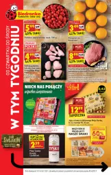 Gazetka promocyjna Biedronka - W tym tygodniu - Gazetka - ważna od 24.11 do 24.11.2021 - strona 1 - produkty: Piwa, Kurczak, Udo z kurczaka, Ser, Por, Gry, Szynka wieprzowa, Jaja, Kaki, Tyskie, Pomarańcze, Szynka, Deser, Fa