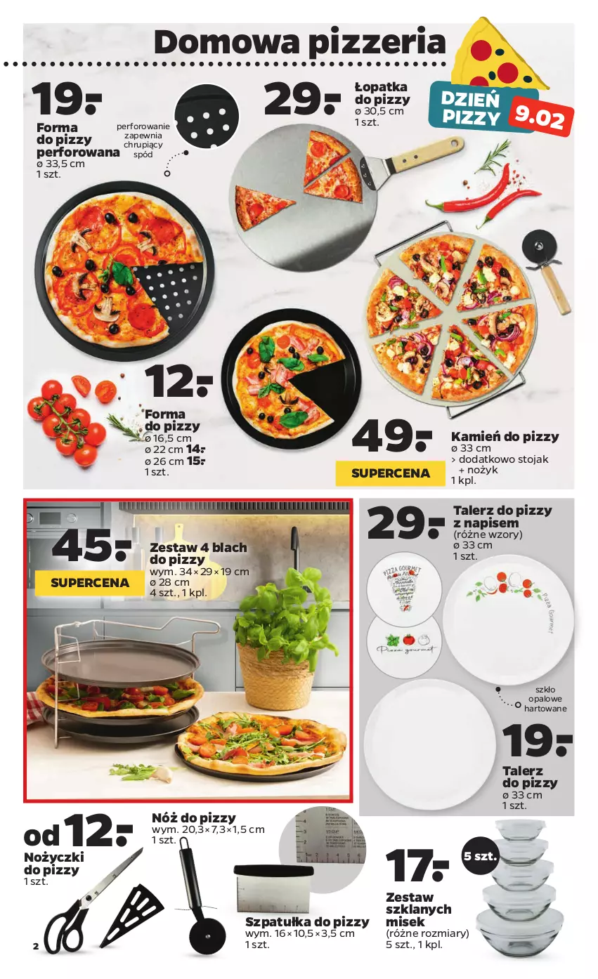 Gazetka promocyjna Netto - Gazetka non food - ważna 07.02 do 12.02.2022 - strona 2 - produkty: Noż, Nożyczki, Stojak, Szpatułka, Talerz