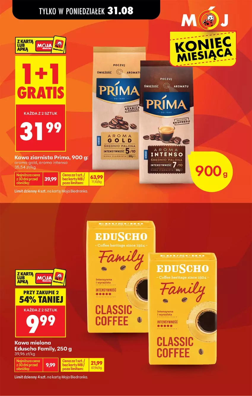 Gazetka promocyjna Biedronka - Od Poniedziałku - ważna 31.08 do 05.09.2026 - strona 13 - produkty: Fa, Kawa, Kawa ziarnista, Prima