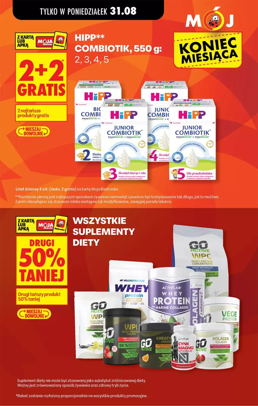 Gazetka promocyjna Biedronka - Od Poniedziałku - ważna 31.08 do 05.09.2026 - strona 17 - produkty: AEG, Cynk, Dzieci, Gra, Karmi, Magnez, Mleko, O nas, Por, Suplement diety
