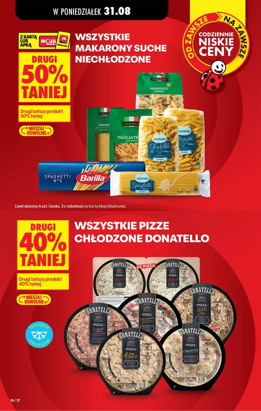 Gazetka promocyjna Biedronka - Od Poniedziałku - ważna 31.08 do 05.09.2026 - strona 26 - produkty: Makaron