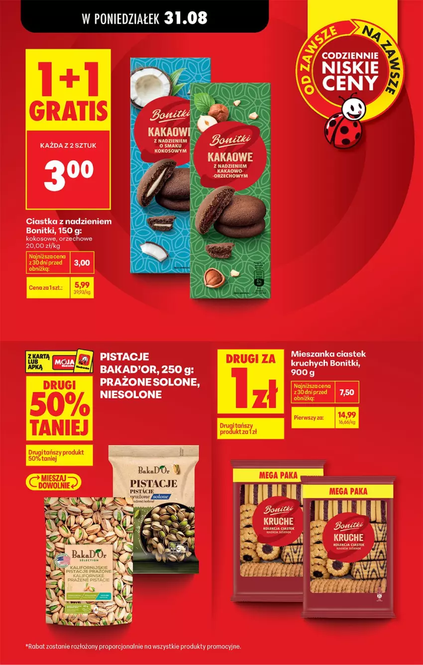 Gazetka promocyjna Biedronka - Od Poniedziałku - ważna 31.08 do 05.09.2026 - strona 29 - produkty: Bonitki, Ciastka, Kokos, Pistacje, Por, Stek