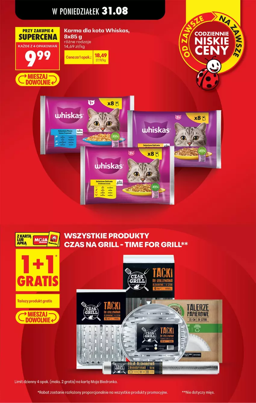 Gazetka promocyjna Biedronka - Od Poniedziałku - ważna 31.08 do 05.09.2026 - strona 39 - produkty: Gra, Grill, Por, Whiskas