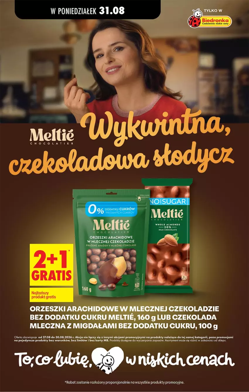 Gazetka promocyjna Biedronka - Od Poniedziałku - ważna 31.08 do 05.09.2026 - strona 73 - produkty: Czekolada, Czekolada mleczna, Orzeszki, Por