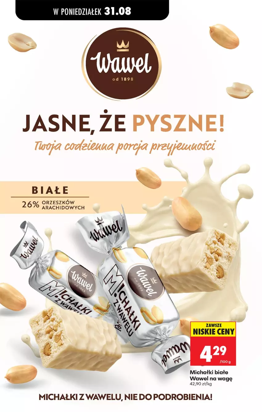 Gazetka promocyjna Biedronka - Od Poniedziałku - ważna 31.08 do 05.09.2026 - strona 78 - produkty: Michałki, Por, Wawel