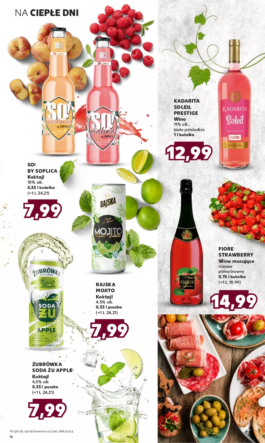 Gazetka promocyjna Kaufland - Barek Kauflandu - ważna 10.08 do 23.08.2023 - strona 15 - produkty: Mus, Soplica, Wino, Wino musujące