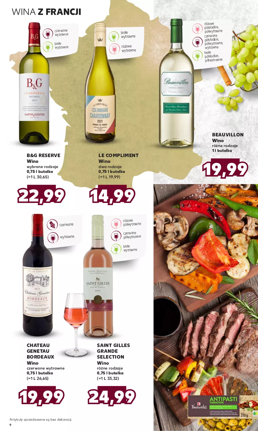 Gazetka promocyjna Kaufland - Barek Kauflandu - ważna 10.08 do 23.08.2023 - strona 9 - produkty: Bordeaux, Gra, Ser, Wino, Wino czerwone