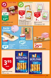 Gazetka promocyjna Auchan - przeNISKIE CENY z Maxi Pakami Hipermarkety - Gazetka - ważna od 26.01 do 26.01.2022 - strona 13 - produkty: Krakus, Ser, Salami, Krokiety, Kiełbasa krakowska, Szynka konserwowa, Szynka, Kapustą, Morliny, Kiełbasa, Berlinki