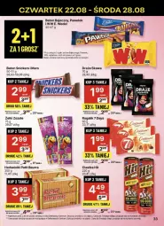 Gazetka promocyjna Delikatesy Centrum - Gazetka - ważna od 28.08 do 28.08.2024 - strona 27 - produkty: Ciastka, Rum, Herbatniki Petit Beurre, Kawa, Snickers, Herbatniki, 7 Days, Rogal, Mars, Baton, E. Wedel