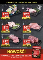 Gazetka promocyjna Delikatesy Centrum - Gazetka - ważna od 28.08 do 28.08.2024 - strona 7 - produkty: Kurczak, Szynka wieprzowa, Szynka, Schab wieprzowy, Szponder wołowy