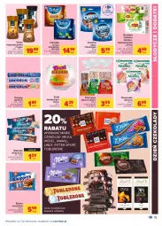 Gazetka promocyjna Carrefour - Gazetka Carrefour - Gazetka - ważna od 10.07 do 10.07.2021 - strona 15 - produkty: Piec, Tchibo, Ciastka, Toblerone, Princessa, Kawa rozpuszczalna, Por, Hamburger, Wafelek, Kawa, Wawel, Melvit, Tetley, Owsianka, Lipton, Burger, Sport, Pieczywo, Mentos, Baton, Knoppers, Ritter Sport, Herbata, Oreo, Lindt, Milka