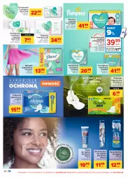 Gazetka promocyjna Carrefour - Gazetka Carrefour - Gazetka - ważna od 10.07 do 10.07.2021 - strona 28 - produkty: Naturell, Pur, Pampers, Pieluchy, Majtki, Szczoteczka do zębów, Pasta do zębów, Discreet, Chusteczki, Always, Podpaski, Dzieci, Pieluchomajtki, Wkładki, Szczoteczka, Naturella