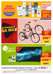 Gazetka promocyjna Carrefour - Gazetka Carrefour - Gazetka - ważna od 10.07 do 10.07.2021 - strona 46 - produkty: Rama, O nas, Dove, Rower, Thomson, Telewizor