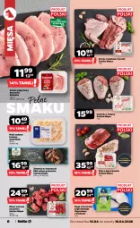 Gazetka promocyjna Netto - Od Czwartku - Gazetka - ważna od 18.04 do 18.04.2026 - strona 6 - produkty: Kurczak, Mięso wołowe, Sok, Por, Filet z piersi kaczki, Sokołów, Golonka z indyka, Schab wieprzowy, Flaki, Flaki wołowe, Mięso