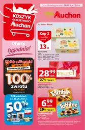 Gazetka promocyjna Auchan - Gazetka Oferty tygodnia Moje Auchan - Gazetka - ważna od 29.05 do 29.05.2024 - strona 1 - produkty: Masło, Merci