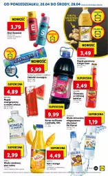 Gazetka promocyjna Lidl - GAZETKA - Gazetka - ważna od 28.04 do 28.04.2021 - strona 23 - produkty: Sok, Mus, Gin, Napój energetyczny, Red Bull, Tablet, Ogórek, Ananas, Oranżada, Schweppes, Hellena, Tabletki musujące, Napój gazowany, Syrop, Dzieci, Woda mineralna, Arbuz, Woda, Mango, Napój, Melon, Mięta, Psi Patrol, Imbir, Hortex