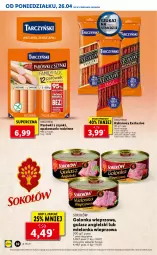 Gazetka promocyjna Lidl - GAZETKA - Gazetka - ważna od 28.04 do 28.04.2021 - strona 32 - produkty: Sok, Sokołów, Parówki, Parówki z szynki, Tarczyński, Kabanos, Golonka wieprzowa