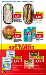 Gazetka promocyjna Lidl - GAZETKA - Gazetka - ważna od 28.04 do 28.04.2021 - strona 34 - produkty: Polędwica, Sos, Mus, Rio Mare, Tusz, Krewetki, Tuńczyk, Dorsz