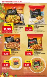 Gazetka promocyjna Lidl - GAZETKA - Gazetka - ważna od 28.04 do 28.04.2021 - strona 44 - produkty: Kurczak, Ser, Ricotta, Tortilla, Ziemniaki, Mascarpone, Pizza, Szpinak