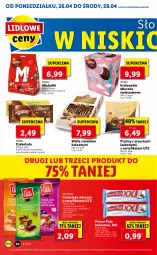 Gazetka promocyjna Lidl - GAZETKA - Gazetka - ważna od 28.04 do 28.04.2021 - strona 50 - produkty: Królewskie Mleczko, Prince Polo, Królewski, Praliny, Wawel, Czekolada mleczna, Mleczko, Czekolada, Kakao, Michałki, Kokos