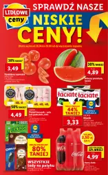 Gazetka promocyjna Lidl - GAZETKA - Gazetka - ważna od 28.04 do 28.04.2021 - strona 64 - produkty: Kurczak, Por, Coca-Cola, Lody, Arbuz, Masło, Pomidory