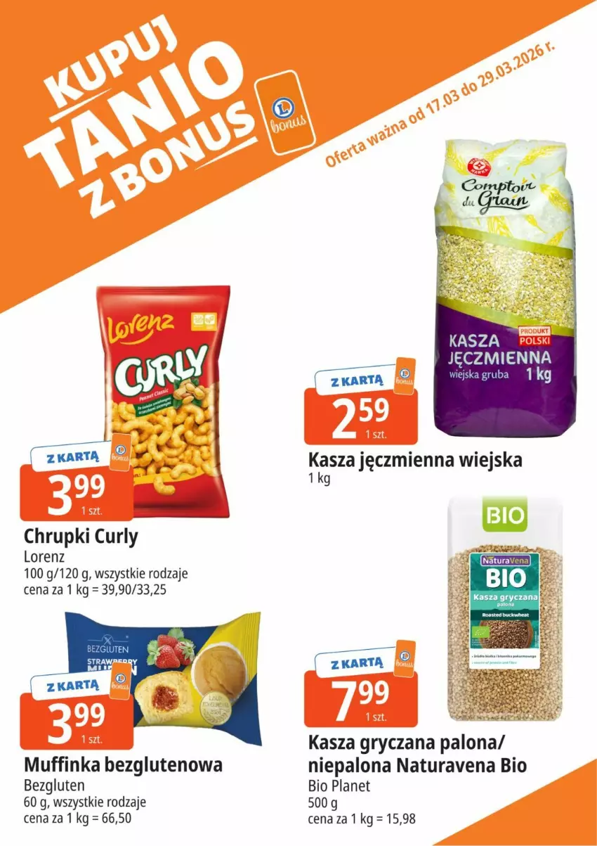 Gazetka promocyjna E Leclerc - ważna 17.03 do 29.03.2026 - strona 13 - produkty: Chrupki, Gry, Inka, Kasza, Kasza gryczana, Kasza jęczmienna, Lorenz