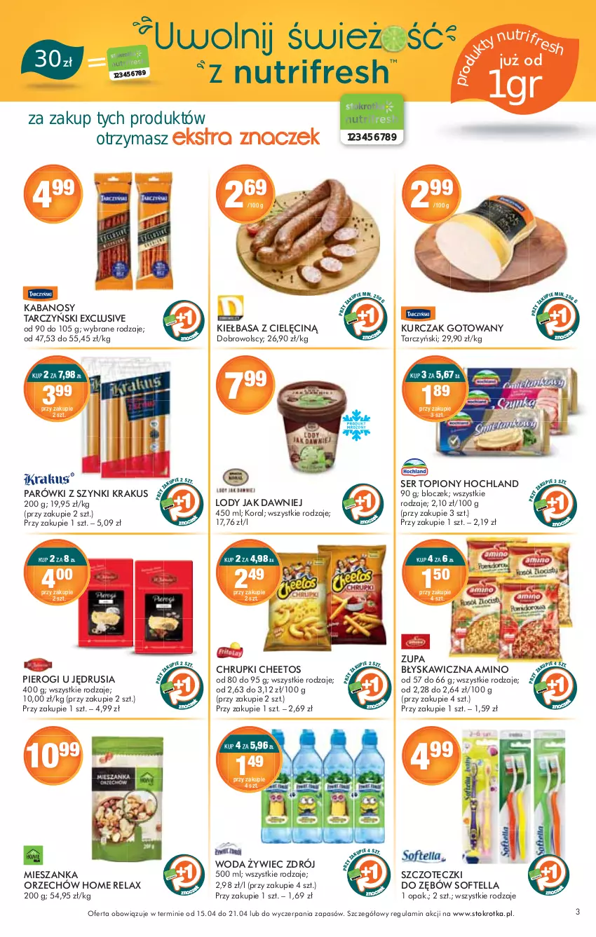 Gazetka promocyjna Stokrotka - Supermarket - ważna 15.04 do 21.04.2021 - strona 3