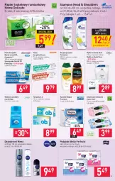 Gazetka promocyjna Stokrotka - Supermarket - Gazetka - ważna od 21.04 do 21.04.2021 - strona 13 - produkty: Mydło w płynie, Rum, Gin, Palmolive, Papier, Bell, Dezodorant, Pasta do zębów, Perfecta, Tampony, Papier toaletowy, Dove, Ręcznik, Rolki, Chusteczki, Szampon, Ziaja, Podpaski, Bella, Mydło, Elmex, O.B., Blend-a-Med, Nivea, Szczoteczka