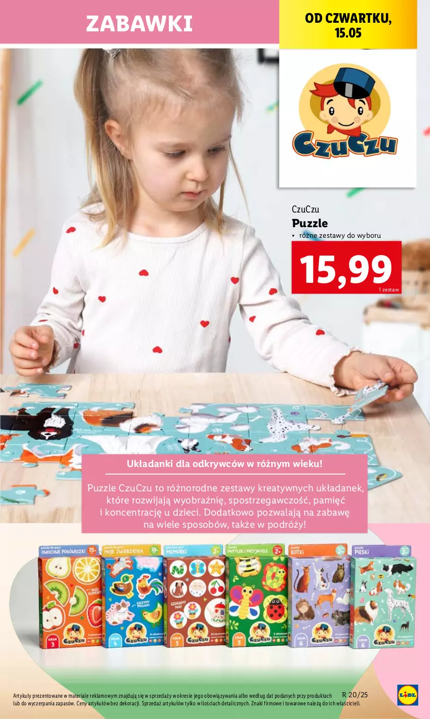 Gazetka promocyjna Lidl - GAZETKA - ważna 12.05 do 17.05.2025 - strona 33 - produkty: Dzieci, Puzzle
